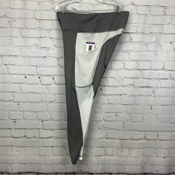 Active Life Leggings Women's Size XXL Gray/White Activewear Workout Exercise NWT - Picture 7 of 12